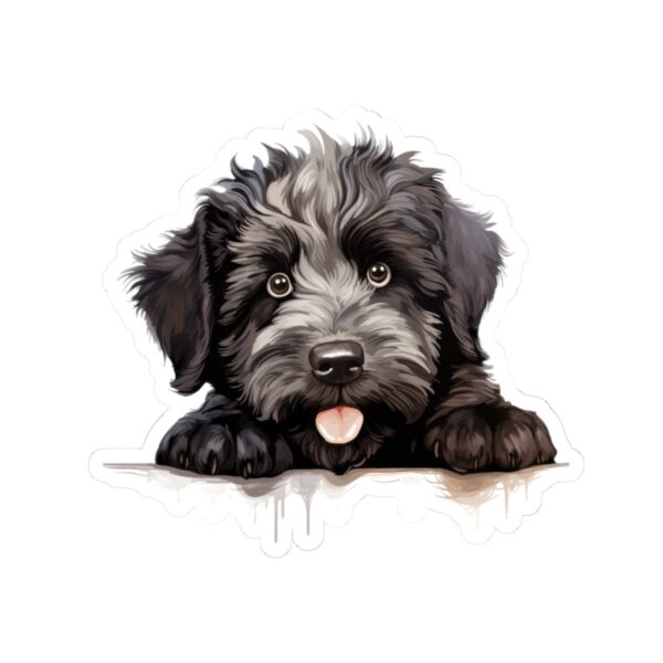 Bouvier des Flandres Dog Kiss-Cut Sticker - Perfect for Pet Lovers & Laptop Decor - Image 2
