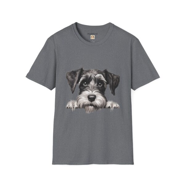 Standard Schnauzer Dog T-Shirt - Unisex Softstyle Tee - Image 37