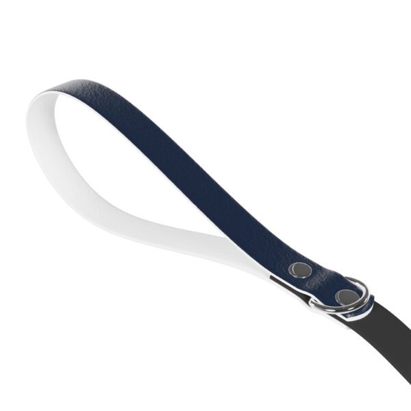 Navy Stylish Dual-Color Dog Leash - Durable & Comfortable - Image 3