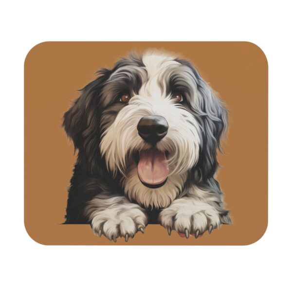 Old English Sheepdog Mouse Pad  - Pet Design for Dog Lovers - Image 2