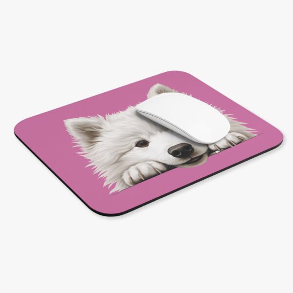 Samoyed Mouse Pad -Light Pink Pet Design for Dog Lovers - Image 4