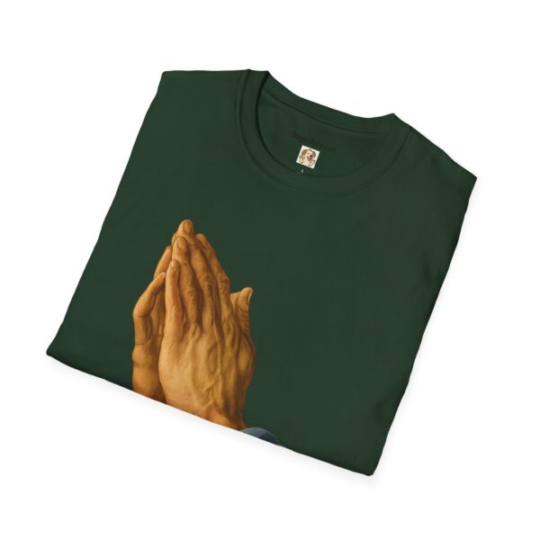 Inspirational Prayer Hands T-Shirt - Unisex Softstyle Tee - Image 29