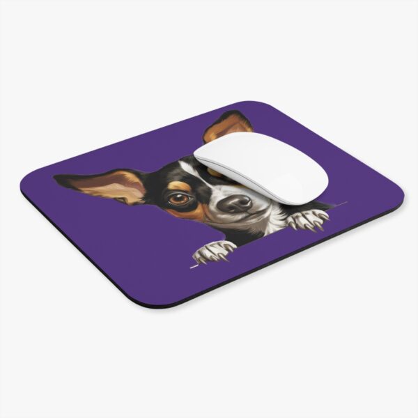 Rat Terrier Mouse Pad -Purple Pet Design for Dog Lovers - Image 4
