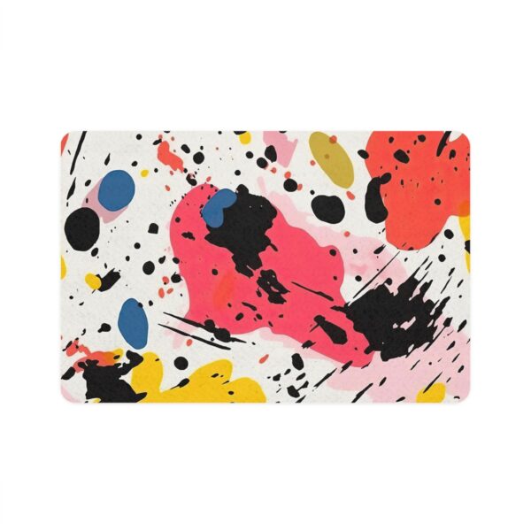 Abstract Design 10 Dog Feeding Mat (12x18) - Image 2