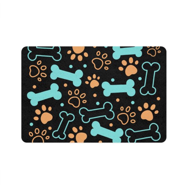 Bone & Paw Print Design (12x18) - Black - Image 2
