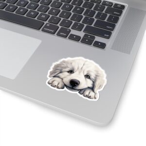 Great Pyrenees Kiss-Cut Sticker - Perfect for Pet Lovers & Laptop Decor