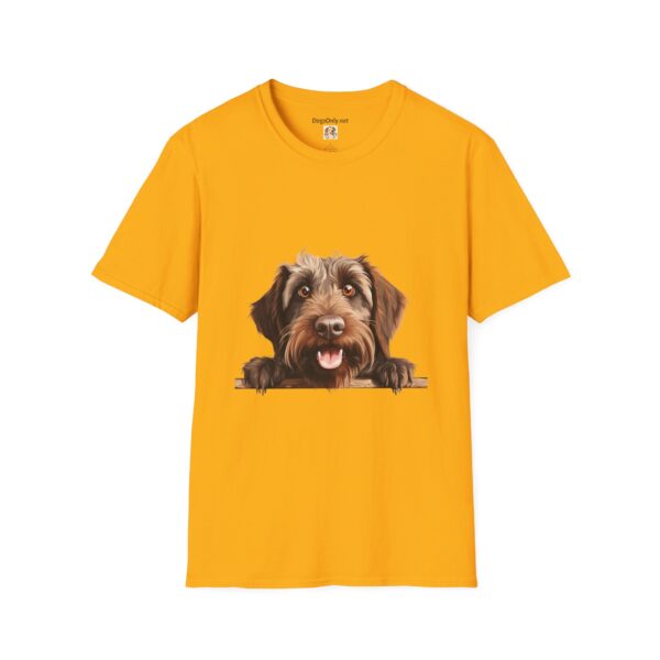 Wirehaired Pointing Griffon Pointer Dog T-Shirt - Unisex Softstyle Tee - Image 21