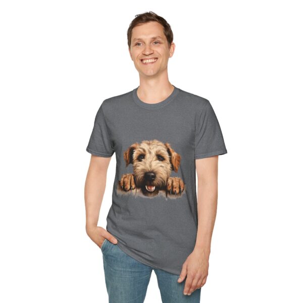 Soft Coated Wheaten Dog T-Shirt - Unisex Softstyle Tee - Image 41