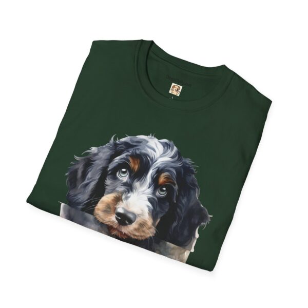 Bernedoodle Dog T-Shirt - Unisex Softstyle Tee - Image 34