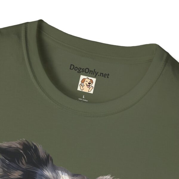 Border Collie Dog T-Shirt - Unisex Softstyle Tee - Image 34