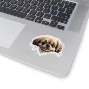 Pekingese Dog Kiss-Cut Sticker - Perfect for Pet Lovers & Laptop Decor