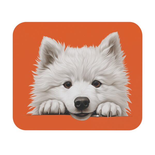 Samoyed Mouse Pad -Orange Pet Design for Dog Lovers - Image 2