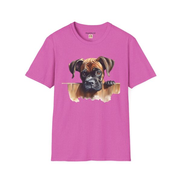 Boxer Dog T-Shirt - Unisex Softstyle Tee - Image 56