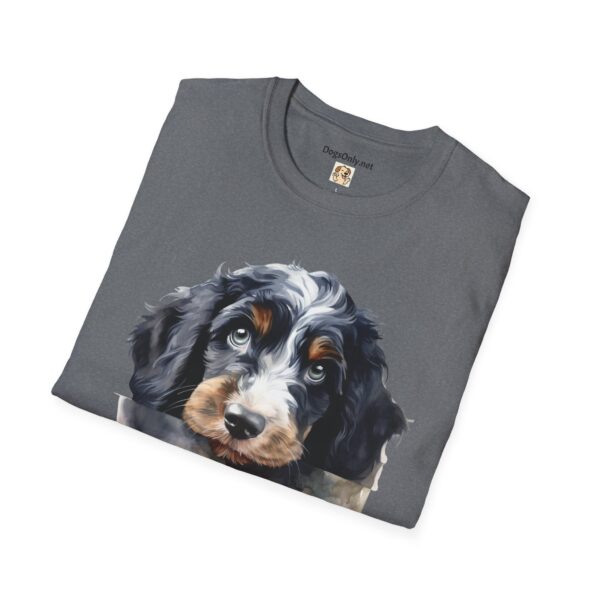 Bernedoodle Dog T-Shirt - Unisex Softstyle Tee - Image 39