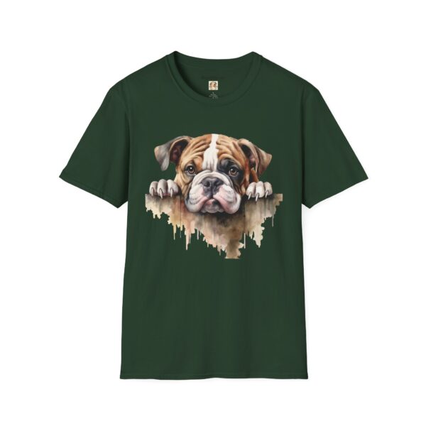 Bulldog-1 T-Shirt - Unisex Softstyle Tee - Image 36