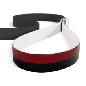 Garnet and Black Stylish Dual-Color Dog Leash - Durable & Comfortable