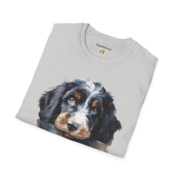 Bernedoodle Dog T-Shirt - Unisex Softstyle Tee - Image 19
