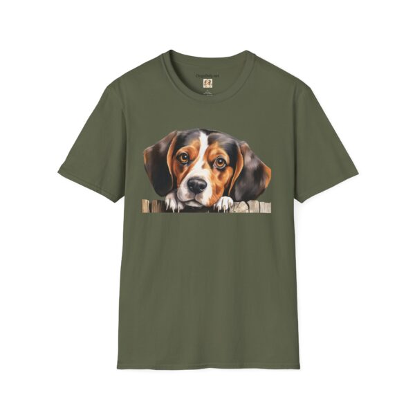 Beagle-2 Dog T-Shirt - Unisex Softstyle Tee - Image 26