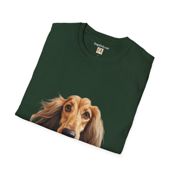Afghan Hound Dog Hands T-Shirt - Unisex Softstyle Tee - Image 29