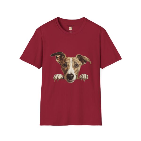 Whippet Dog T-Shirt - Unisex Softstyle Tee - Image 61