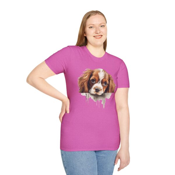 Cavalier King Charles Spaniel Dog T-Shirt - Unisex Softstyle Tee - Image 60