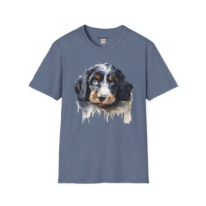 Bernedoodle Dog T-Shirt - Unisex Softstyle Tee
