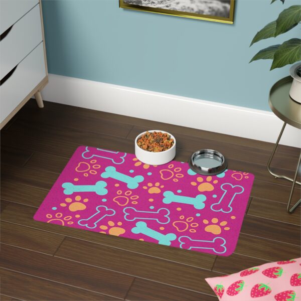 Bone & Paw Print Design (12x18) - Pink