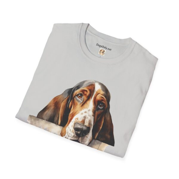 Bassett Hound Dog T-Shirt - Unisex Softstyle Tee - Image 20