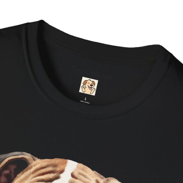 Bulldog-1 T-Shirt - Unisex Softstyle Tee - Image 14