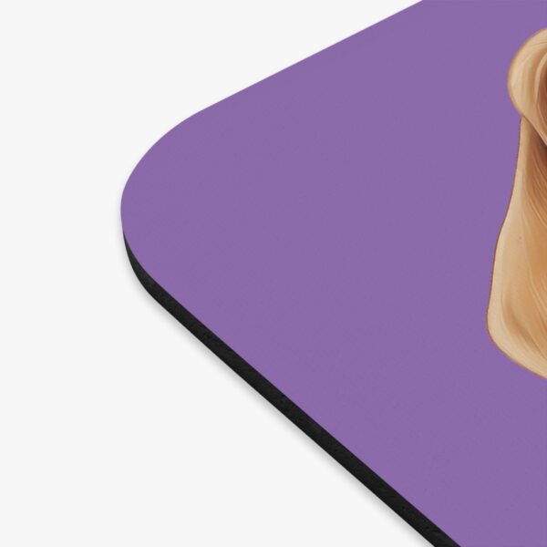 Shar Pei Mouse Pad -Light Purple Cute Pet Design for Dog Lovers - Image 3