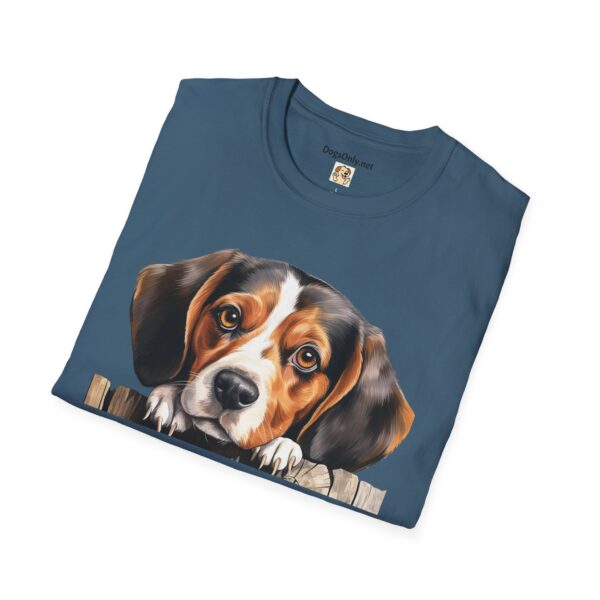 Beagle-2 Dog T-Shirt - Unisex Softstyle Tee - Image 49