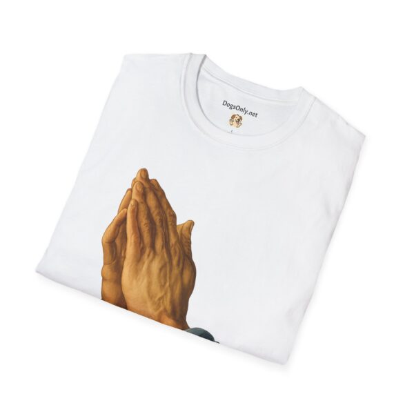 Inspirational Prayer Hands T-Shirt - Unisex Softstyle Tee - Image 9
