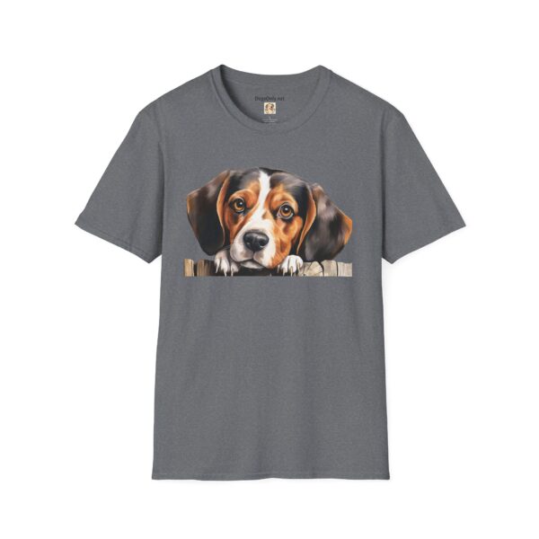 Beagle-2 Dog T-Shirt - Unisex Softstyle Tee - Image 36