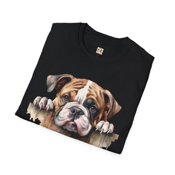 Bulldog-1 T-Shirt - Unisex Softstyle Tee - Image 15