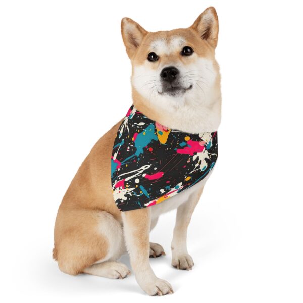 Abstract Design 11  Stylish Pet Bandana Collar for Dogs - Fashionable and Comfortable - Image 2