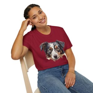 Australian Shepherd Dog T-Shirt - Unisex Softstyle Tee