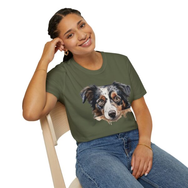 Australian Shepherd Dog T-Shirt - Unisex Softstyle Tee - Image 31