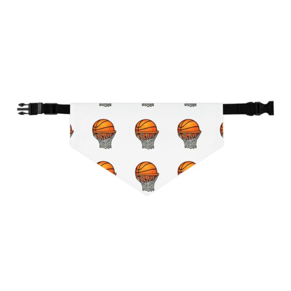 Basketball Stylish Pet Bandana Collar for Dogs - Fashionable and Comfortable - Image 2