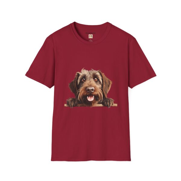Wirehaired Pointing Griffon Pointer Dog T-Shirt - Unisex Softstyle Tee - Image 61