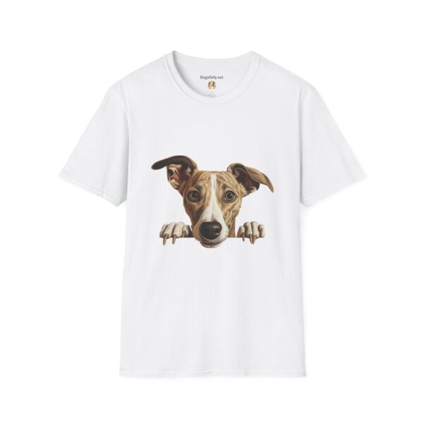 Whippet Dog T-Shirt - Unisex Softstyle Tee - Image 6
