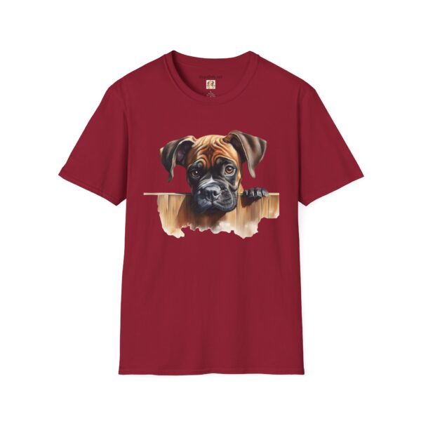 Boxer Dog T-Shirt - Unisex Softstyle Tee - Image 61