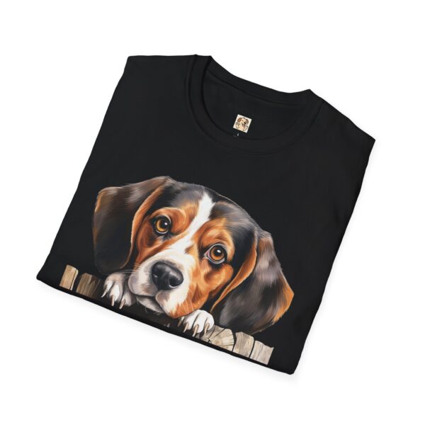 Beagle-2 Dog T-Shirt - Unisex Softstyle Tee - Image 10