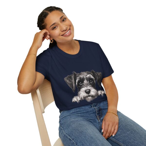 Standard Schnauzer Dog T-Shirt - Unisex Softstyle Tee - Image 61