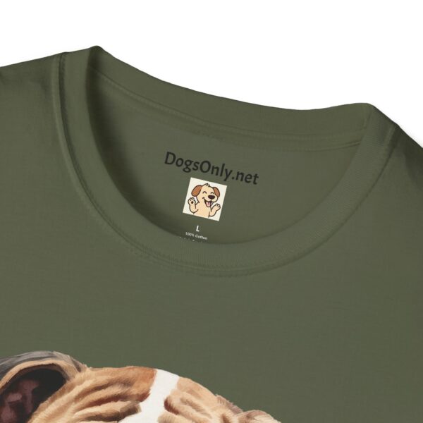 Bulldog-1 T-Shirt - Unisex Softstyle Tee - Image 33