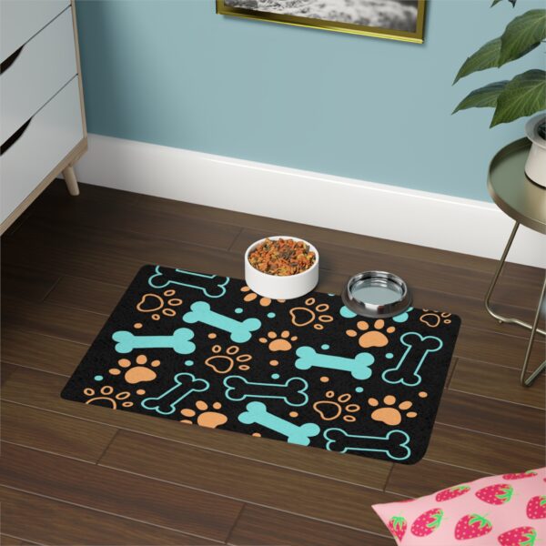 Bone & Paw Print Design (12x18) - Black