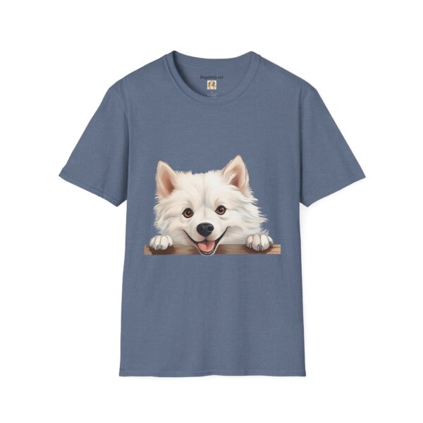 American Eskimo Dog T-Shirt - Unisex Softstyle Tee - Image 41
