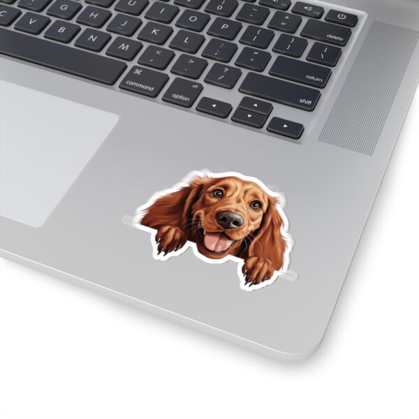 Irish Setter Kiss-Cut Sticker - Perfect for Pet Lovers & Laptop Decor