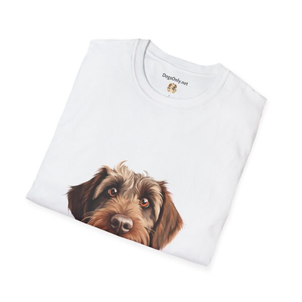Wirehaired Pointing Griffon Pointer Dog T-Shirt - Unisex Softstyle Tee - Image 14