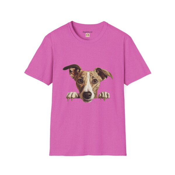Whippet Dog T-Shirt - Unisex Softstyle Tee - Image 56
