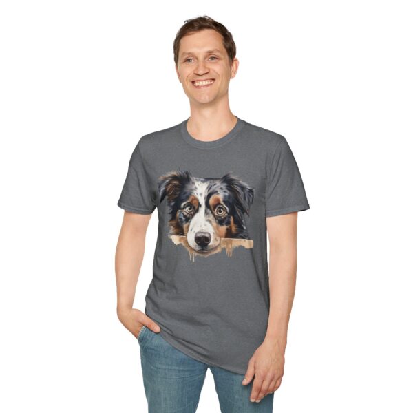 Australian Shepherd Dog T-Shirt - Unisex Softstyle Tee - Image 41
